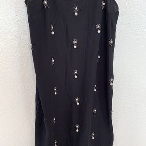 Strappy black dress